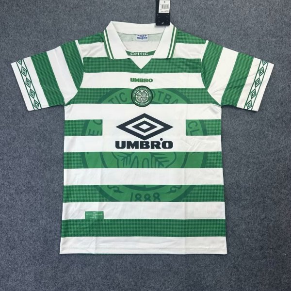 Retro Celtic home  1:1 Quality Soccer Jersey  1997-1999