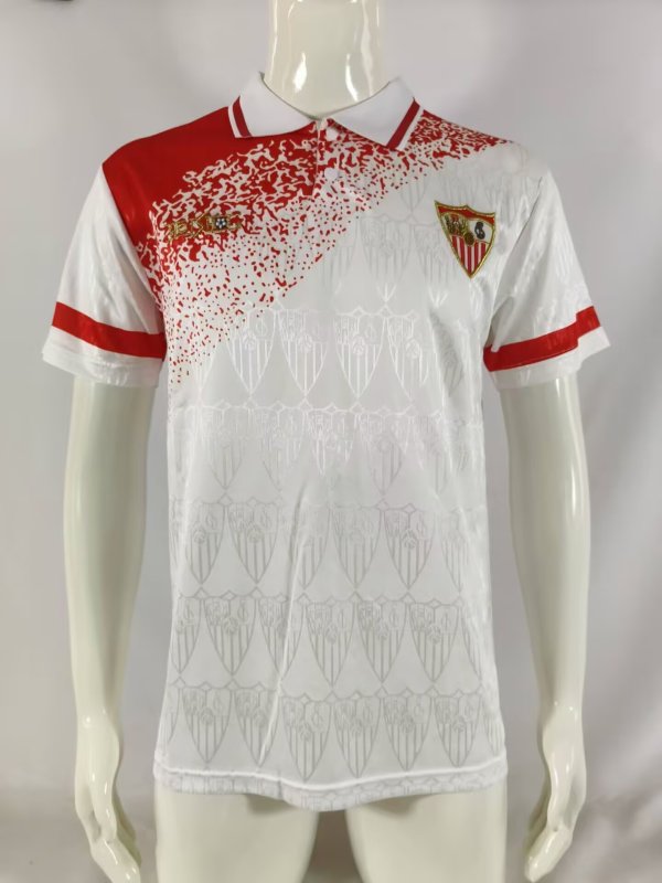 Retro Sevilla home  1:1 Quality Soccer Jersey  1993-1994