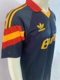 Retro Roma away  1:1 Quality Soccer Jersey  1991-1992