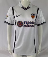 Retro Valencia  home fans  1:1 Quality Soccer Jersey  2000-2001
