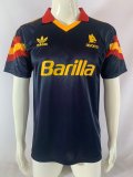 Retro Roma away  1:1 Quality Soccer Jersey  1991-1992