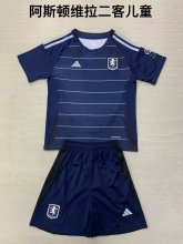 Aston Villa third away  kids   1:1 Quality Soccer Jersey   24-25