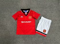 Retro Manchester United home Kids  1994-1996