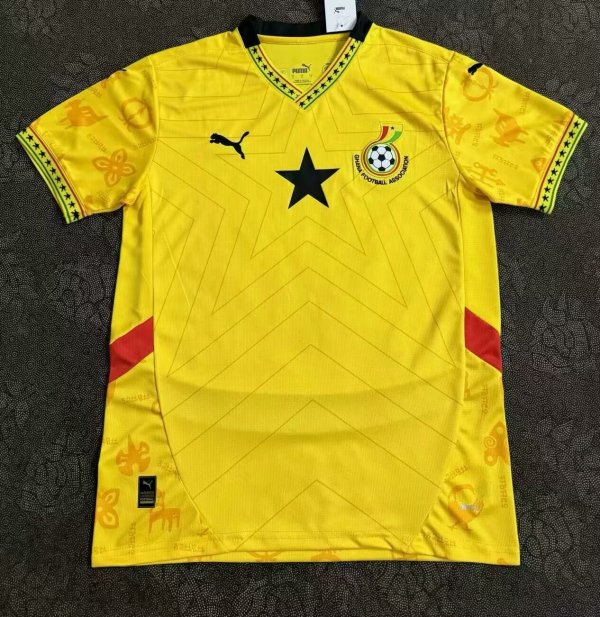 Ghana away Fans   1:1 Quality Soccer Jersey  24-25