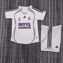 Retro Real Madrid  home Kids  2006-07