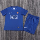 Retro Manchester United third  Away  Kids  2008-2009