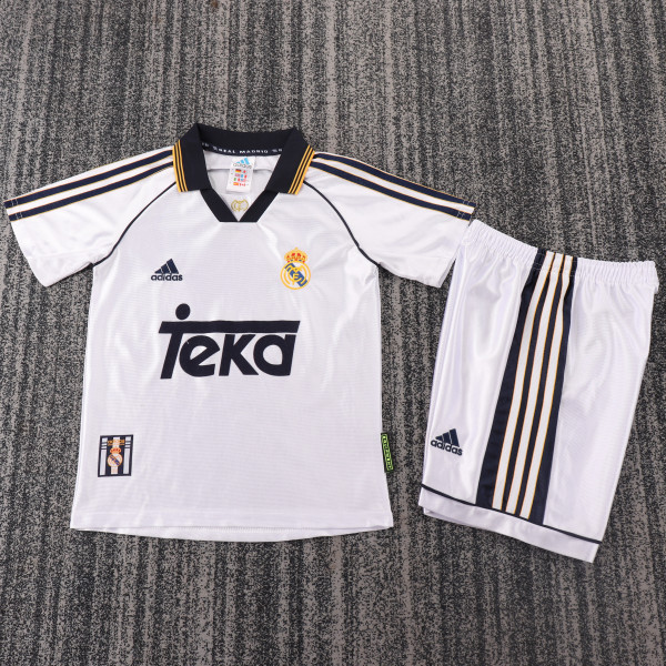 Retro Real Madrid  home Kids  1998-2000
