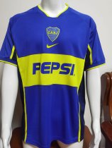 Retro Boca Juniors Home Fans 1:1 Quality Soccer Jersey  2002-2003