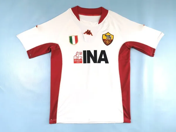 Retro Roma away 1:1 Quality Soccer Jersey  2001-2002