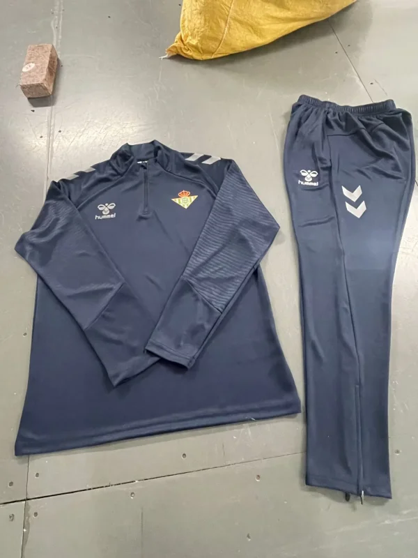 betis  Training Tracksuit  black 1:1  24 -25
