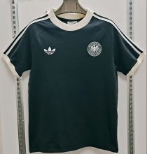 Germany Home retro cotton grey 1:1 Quality Soccer Jersey 