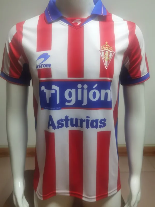Retro Sporting de Gijon home 1:1 Quality Soccer Jersey  2001-2002