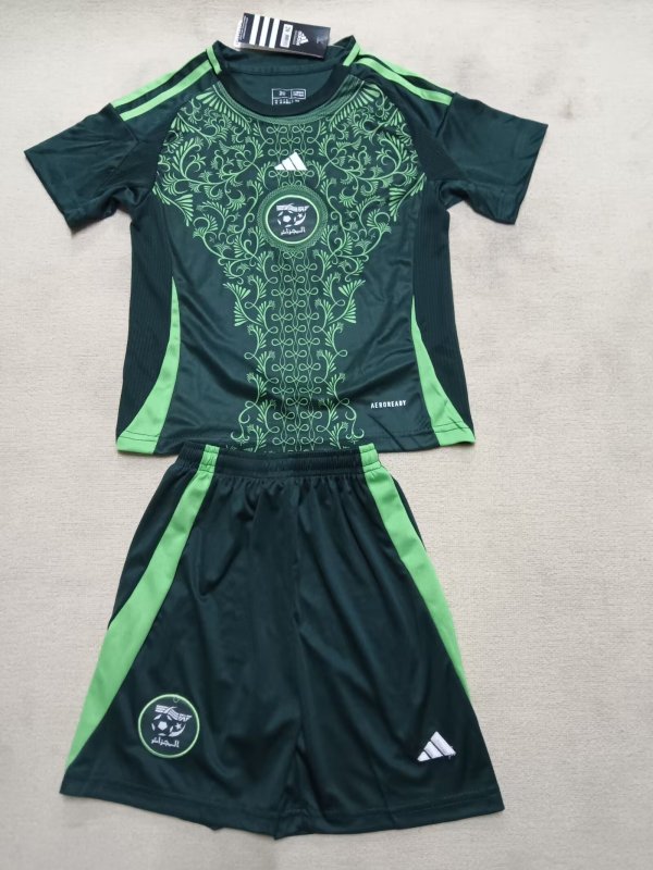 Algeria away kids  1:1 Quality Soccer Jersey   24-25