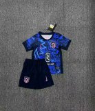 Atletico Madrid third away kids   1:1 Quality Soccer Jersey   24-25