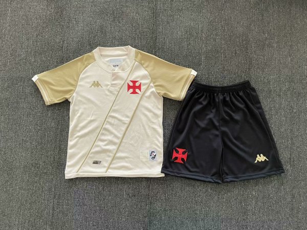 Vasco da Gama  third away kids  1:1 Quality Soccer Jersey   24-25