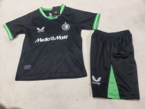 Feyenoord Rotterdam away kids 1:1 Quality Soccer Jersey   24-25