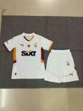 Galatasaray away kids 1:1 Quality Soccer Jersey  24-25