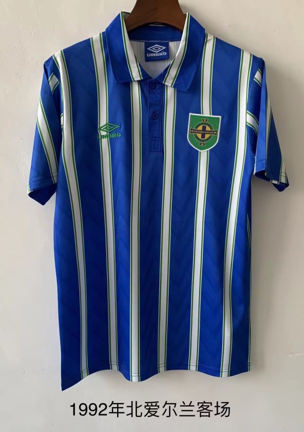 Retro Northern Ireland Away 1:1 Quality Soccer Jersey  1992