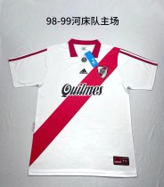 Retro River Plate  Home 1:1 Quality Soccer Jersey  1998-1999