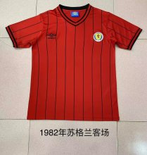 Retro Scotland away 1:1 Quality Soccer Jersey  1982