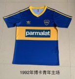 Retro Boca Juniors Home Fans 1:1 Quality Soccer Jersey  1992-1993