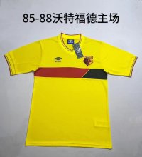 Retro  Watford home 1:1 Quality Soccer Jersey  1985-1988