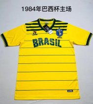 Retro Brazil home  1:1 Quality Soccer Jersey  1984