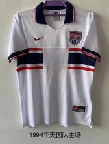 Retro America home Fans 1:1 Quality Soccer Jersey  1994