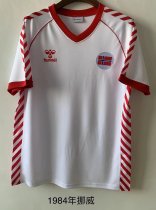 Retro Norway Away 1:1 Quality Soccer Jersey  1984