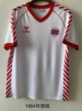 Retro Norway Away 1:1 Quality Soccer Jersey  1984