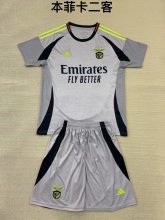 Benfica third away Kids 1:1 Quality Soccer Jersey   24-25