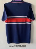 Retro America away Fans 1:1 Quality Soccer Jersey  1994