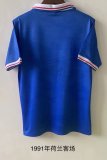 Retro Netherlands AWAY 1:1 Quality Soccer Jersey  1991