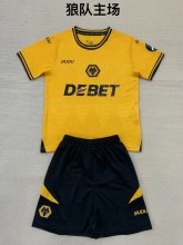 Wolves Home Kids 1:1 Quality Soccer Jersey   24-25