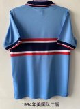 Retro America 3R away Fans 1:1 Quality Soccer Jersey  1994