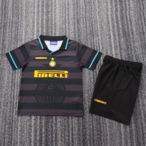 Retro Inter Milan  away Kids 1:1 Quality Soccer Jersey  1997-1998