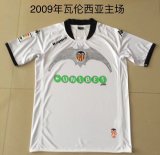 Retro Valencia  home fans 1:1 Quality Soccer Jersey  2009