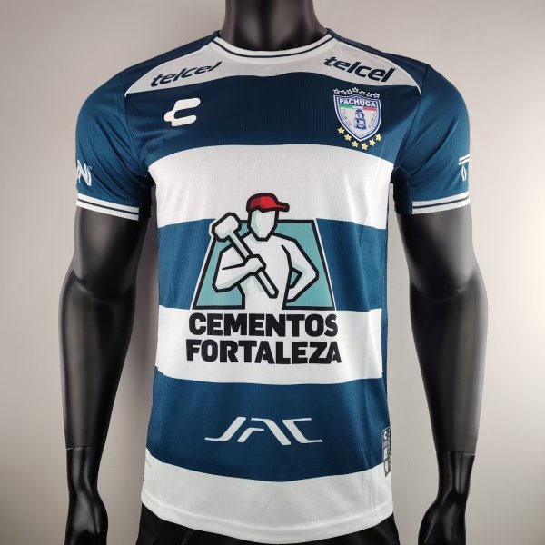 Pachuca home player 1:1 Quality Soccer Jersey   24-25