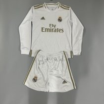 Retro Real Madrid long  home Kids  2019-2020