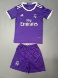 Retro Real Madrid away Kids  2016-2017