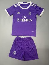 Retro Real Madrid away Kids  2016-2017