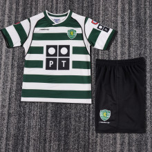 Retro Lisbon home Kids 1:1 Quality Soccer Jersey  2013