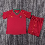 Retro Portugal home Kids  1:1 Quality Soccer Jersey 2006