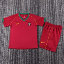 Retro Portugal home Kids  1:1 Quality Soccer Jersey 2006
