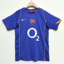 Retro Arsenal 3R away blue  1:1 Quality Soccer Jersey  2004-2005