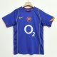 Retro Arsenal 3R away blue  1:1 Quality Soccer Jersey  2004-2005