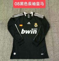 Retro Real Madrid long  Away 1:1 Quality Soccer Jersey    2008-2009