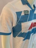 Retro Napoli away 1:1 Quality Soccer Jersey  1991-1993