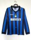 Retro Inter Milan long home 1:1 Quality Soccer Jersey    1997-1998