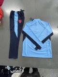 Sevilla  Training Tracksuit  blue 1:1 Quality Soccer Jersey   24 -25